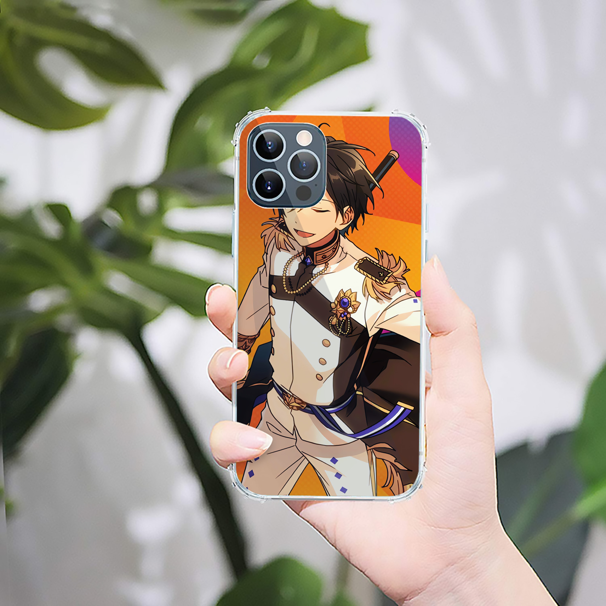 （画像用） あんさんぶるスターズ! Ensemble Stars 【iPhone 12シリーズ対応】透明スマホケース（クリアソフトケース）